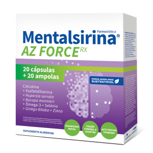 MENTALSIRINA AZ RX FORCE – 20 AMPOLAS + 20 CÁPSULAS