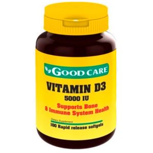 Vitamina D3 5000 UI 100 Cápsulas